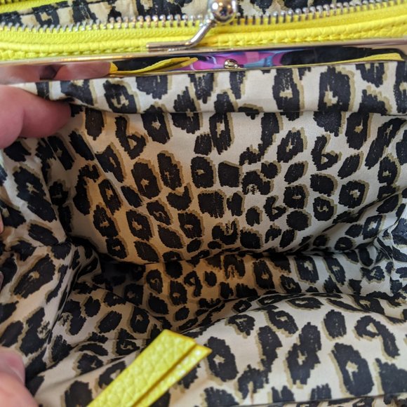 Nine West Neon Yellow Pebbled crossbody Bag - Picture 6 of 9